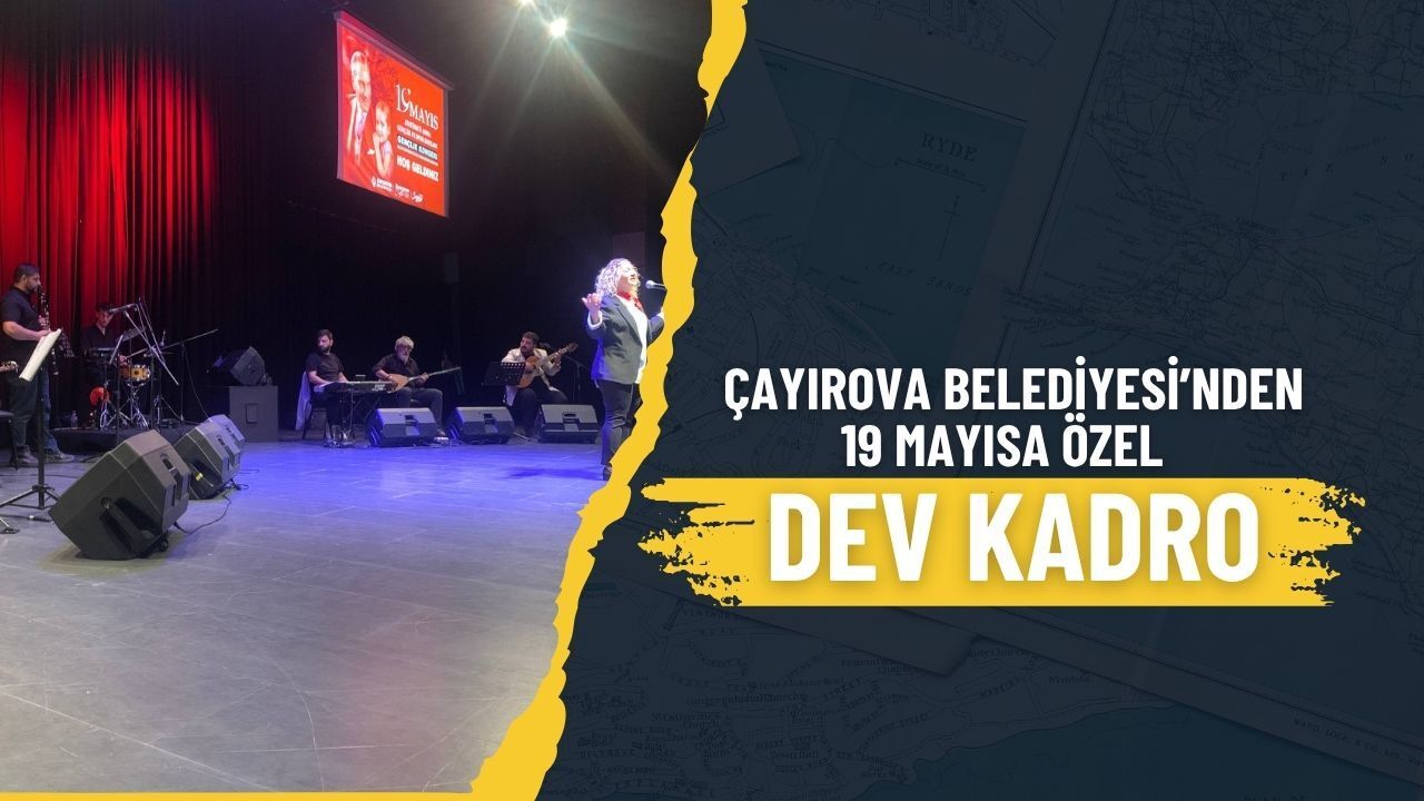 Çayırova Belediyesi'nden 19 Mayıs'a Özel Dev Koro: Bilgi Evi Öğrencilerinden Muhteşem Performans