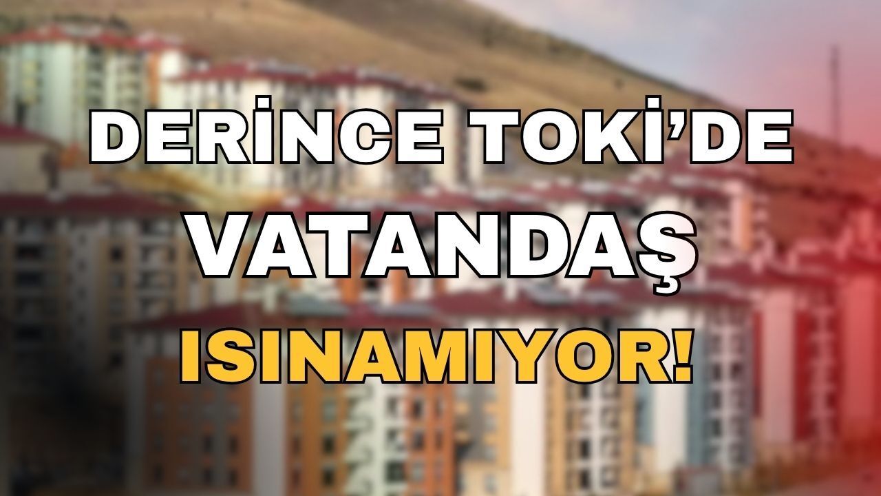 Derince TOKİ Konutlarında Isınma Skandalı!