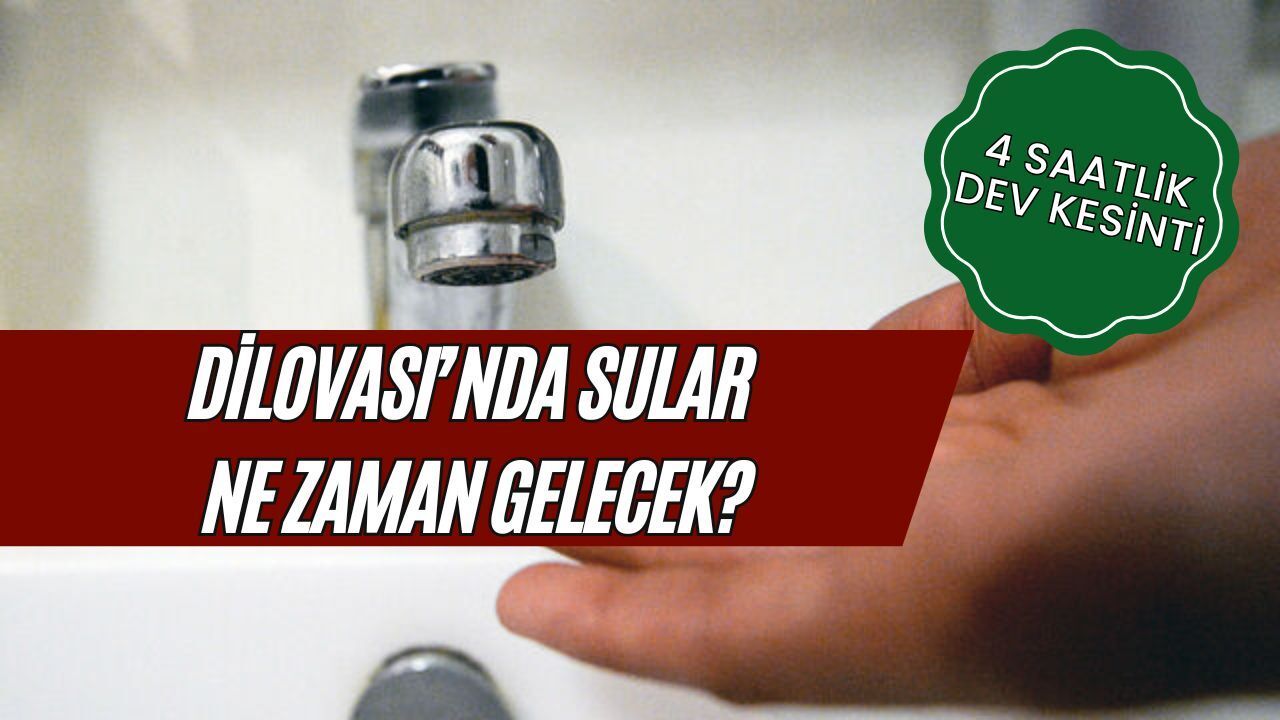 Son Dakika: Dilovası Mimar Sinan Mahallesi’nde 4 Saatlik Su Kesintisi! Sular Ne Zaman Gelecek?