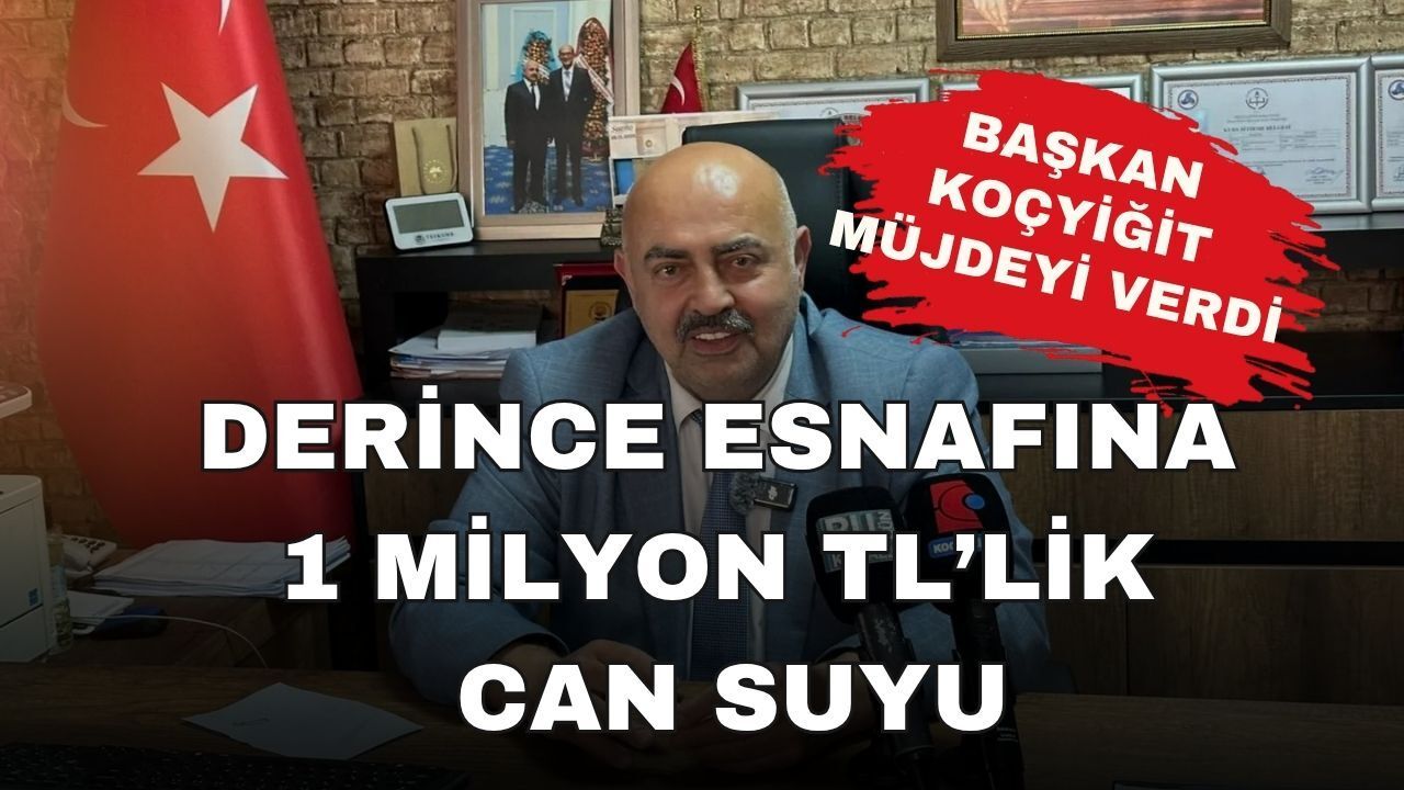 Derince Esnafına 1 Milyon TL’lik Can Suyu! Başkan Koçyiğit Kredi Müjdesini Verdi