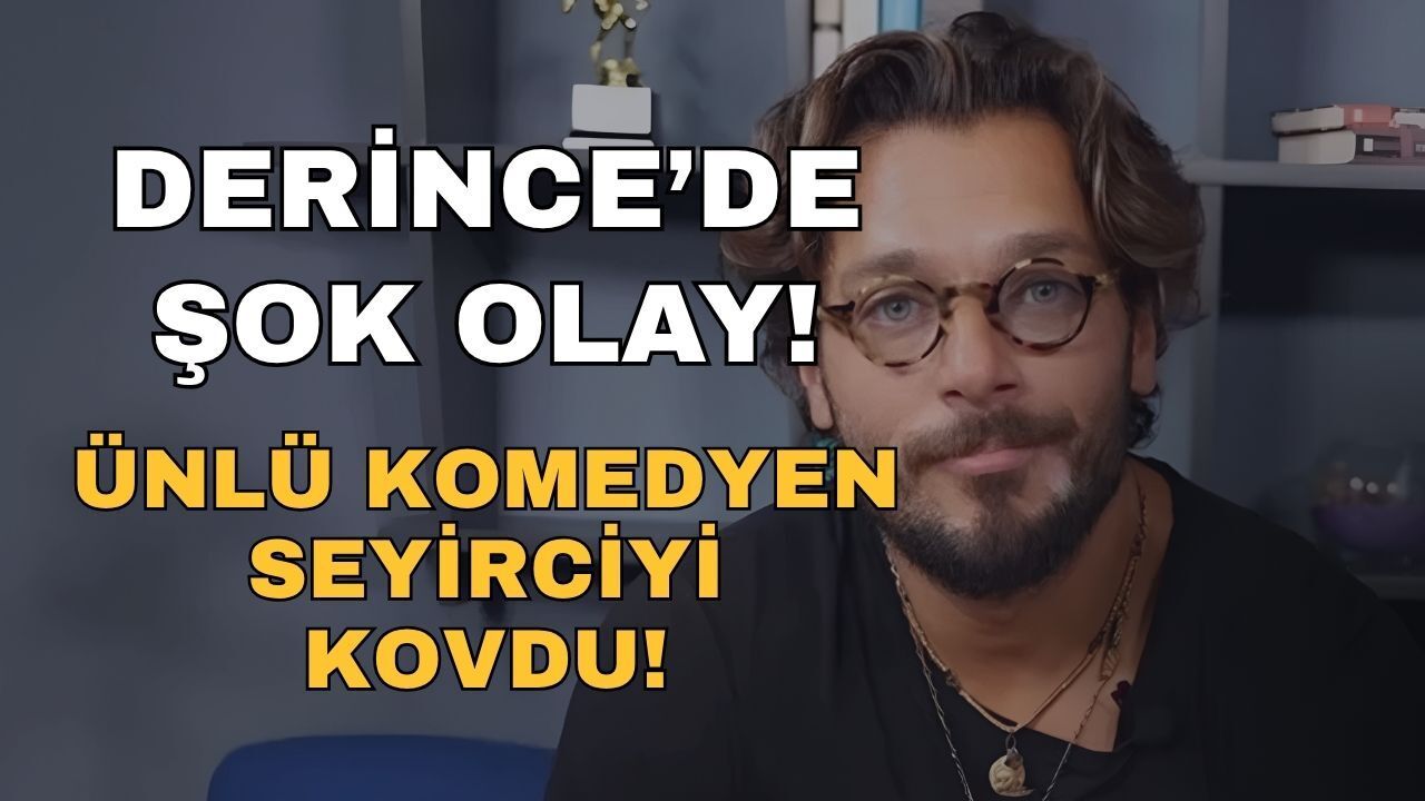 Derince’de Şok Olay! Ünlü Komedyen Hayrettin Kendisine Laf Atan Seyirciyi Sahneden Kovdu!