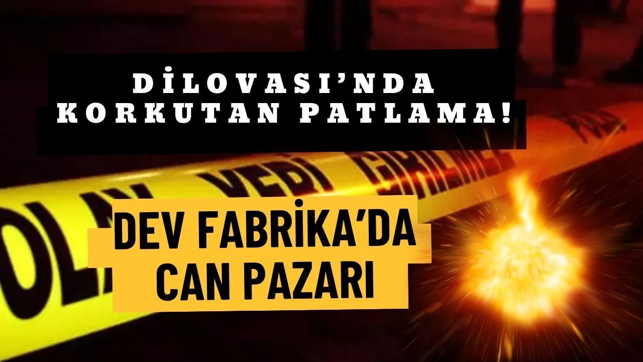 Dilovası'nda korkutan patlama: Dev fabrikada can pazarı! 5 işçi yaralandı, giriş-çıkışlar yasaklandı!