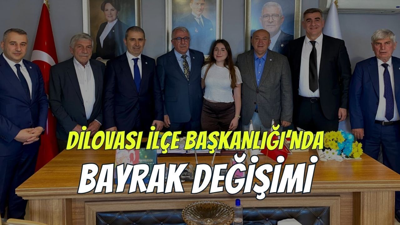 Dilovası İlçe Başkanlığı'nda Bayrak Değişimi