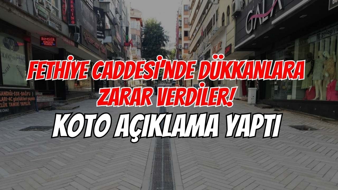 İzmit Fethiye Caddesi'nde Esnafların Camlarını Kırdılar: KOTO Açıklama Yaptı