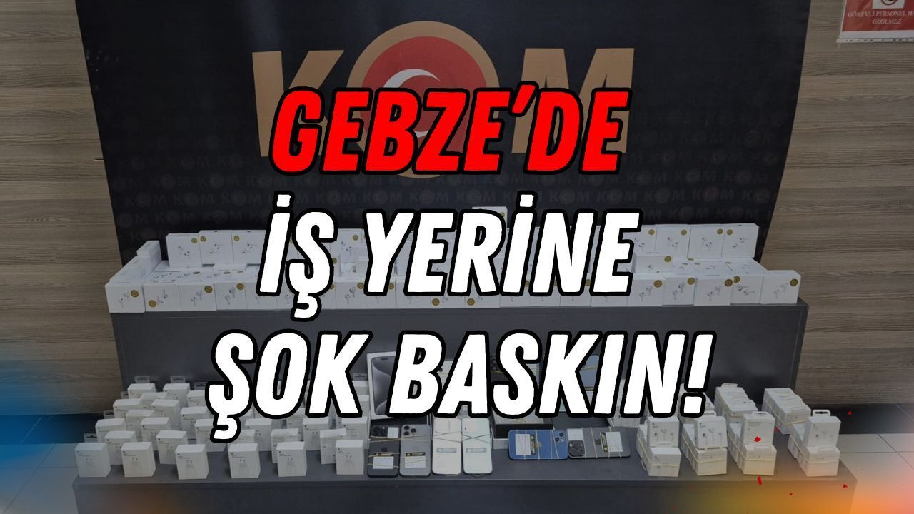 Gebze’de İş Yerine Şok Baskın: 75 Bin Dolar Ele Geçirildi