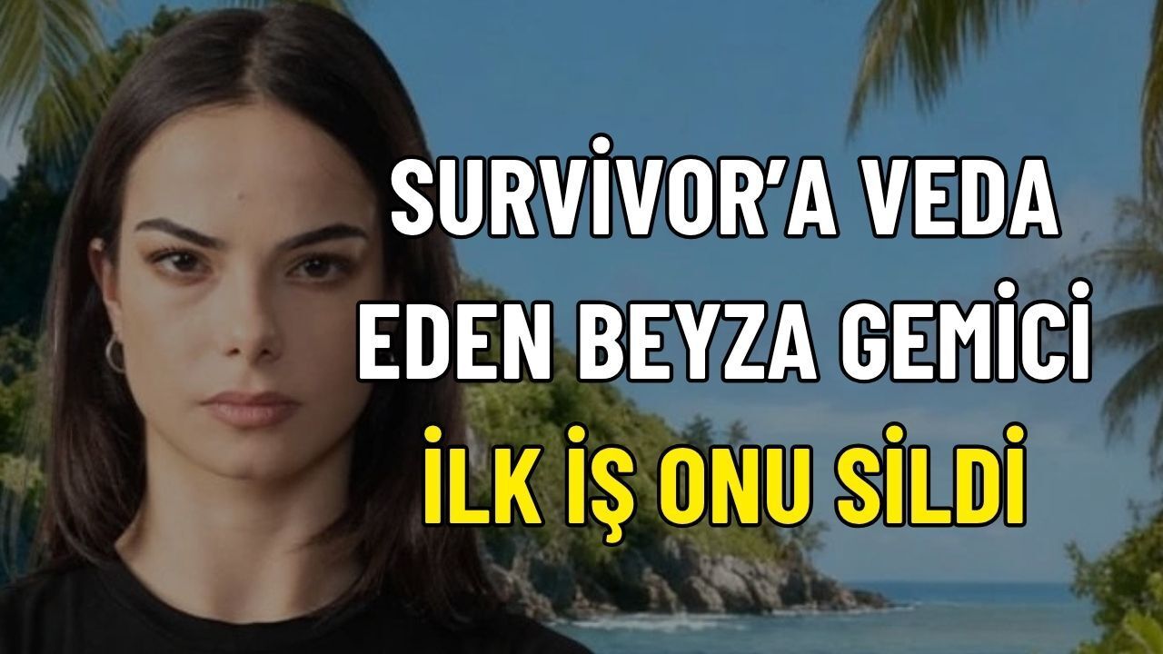 Survivor’a Veda Eden Beyza Gemici İlk İş Onu Sildi! Adadaki Dostluk Sosyal Medyada Bitti