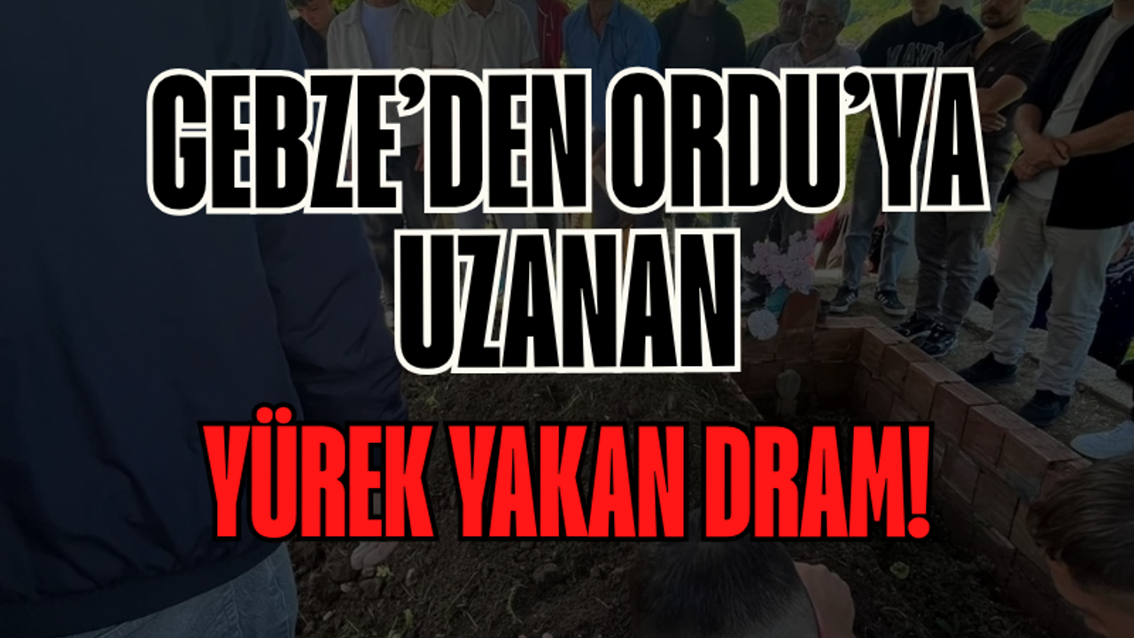 Gebze'den Ordu'ya Uzanan Kan Ağlatan Dram: 17 Yaşındaki Mehmet Yangında Can Verdi!
