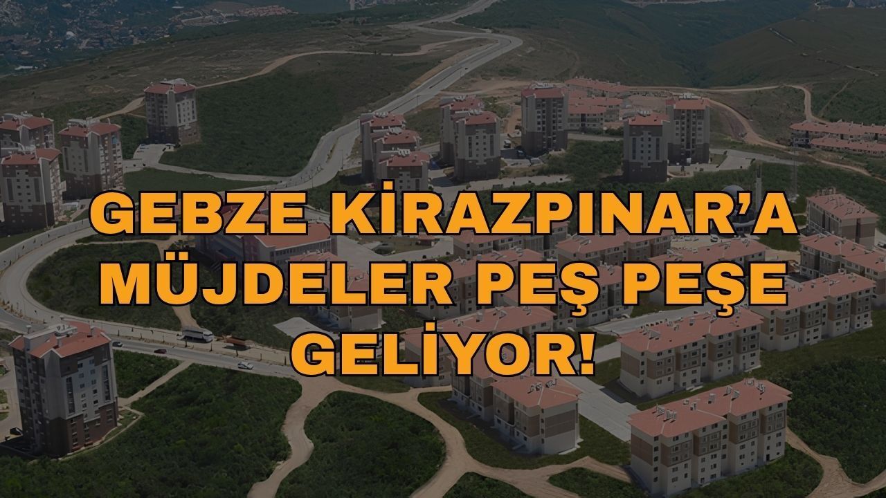 Gebze Kirazpınar’a Müjdeler Peş Peşe: Kapalı Pazar Kompleksi, Taziye Evi ve Kur'an Kursu Geliyor!