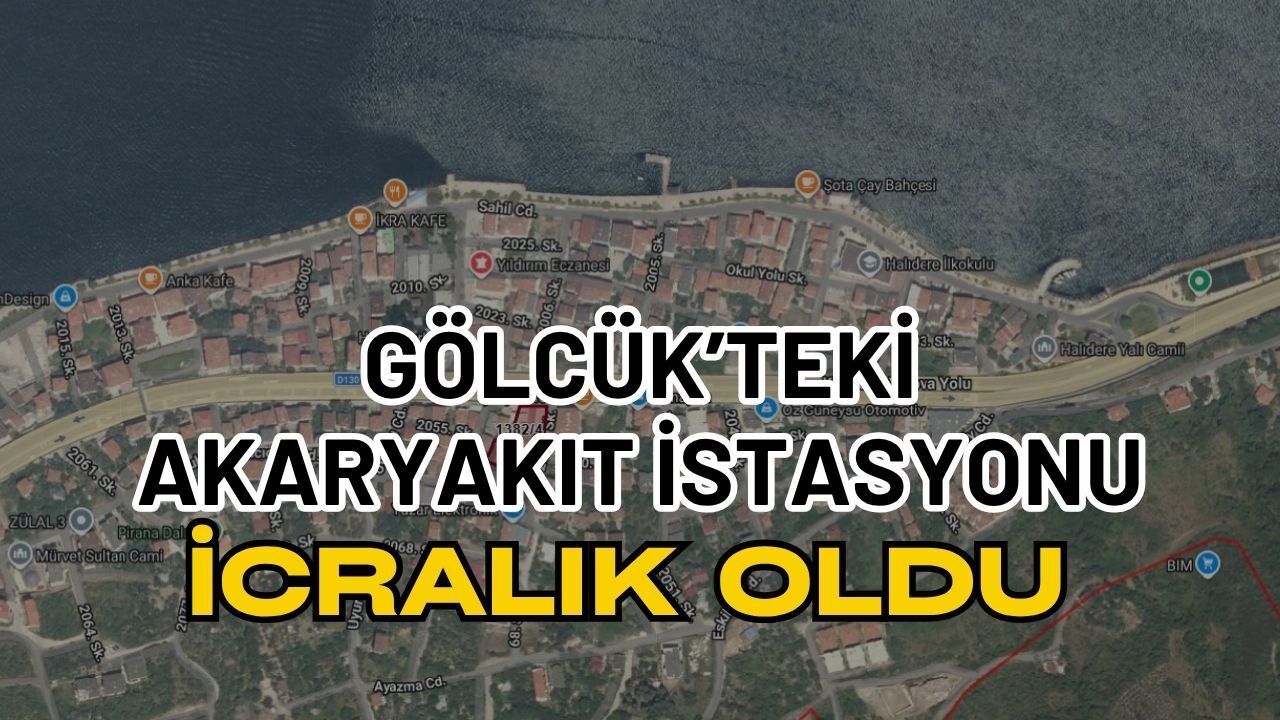 Gölcük'teki Akaryakıt İstasyonu İcralık Oldu