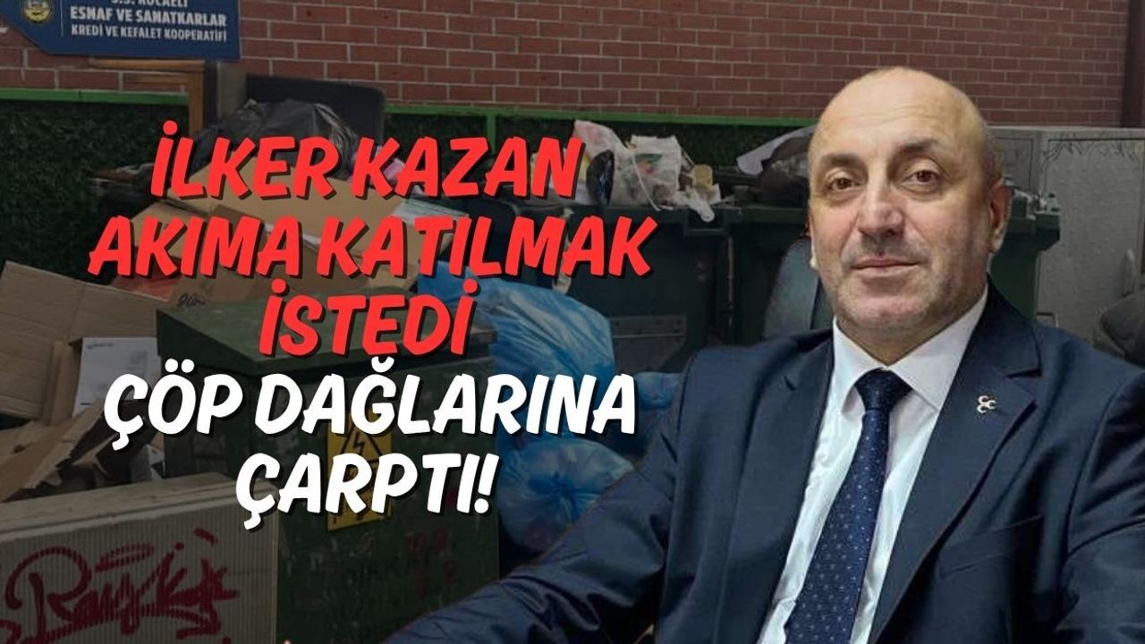 İlker Kazan Akıma Katılmak İstedi, Çöp Dağlarına Çarptı!
