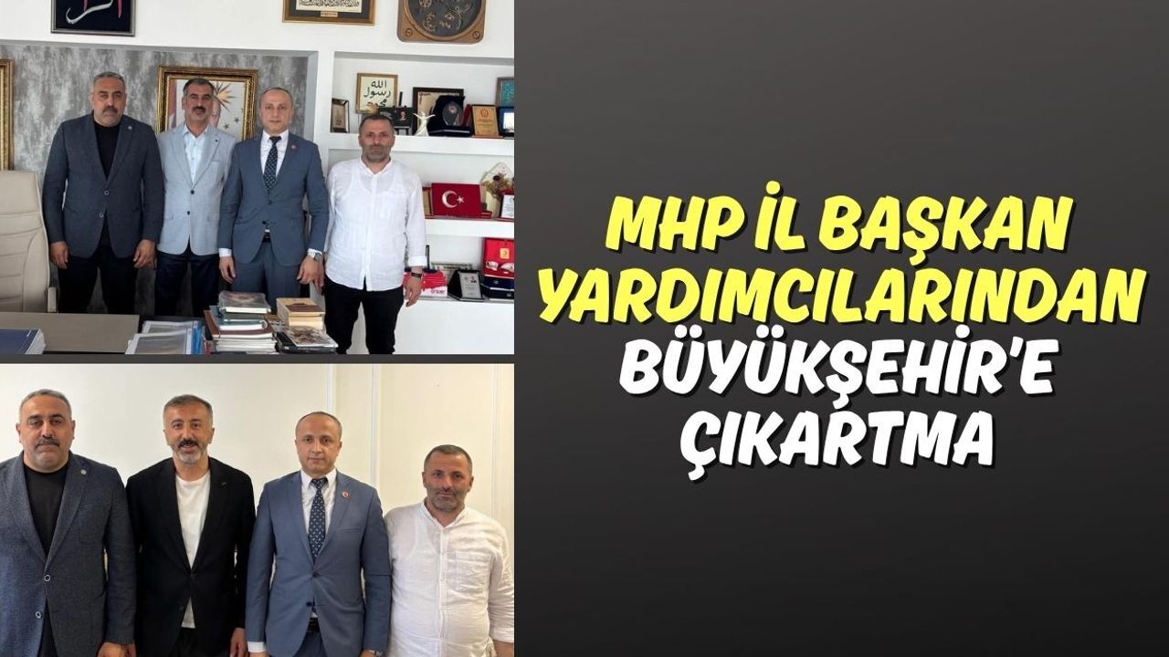 MHP İl Başkan Yardımcılarından Büyükşehir’e Çıkartma