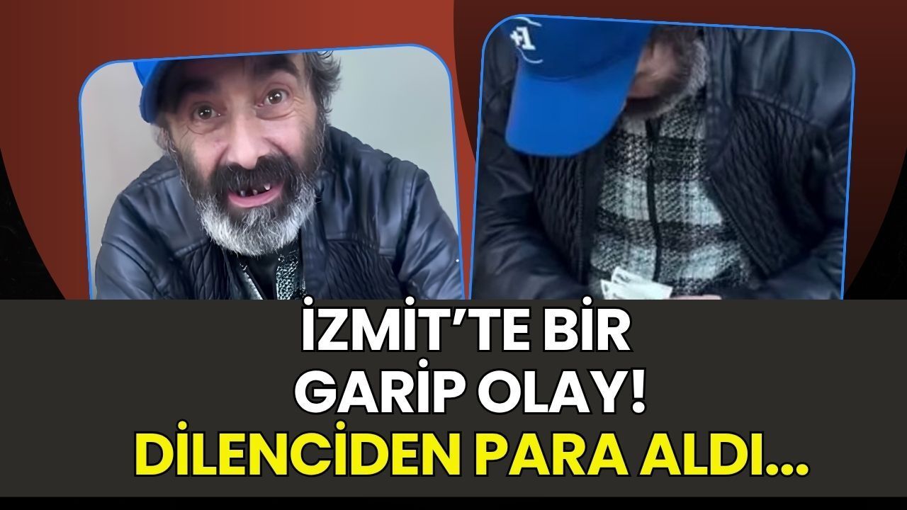 İzmit’te Ezber Bozan Olay! Aracını Otoparktan Çıkarmak İçin Dilenciden Borç Para Aldı