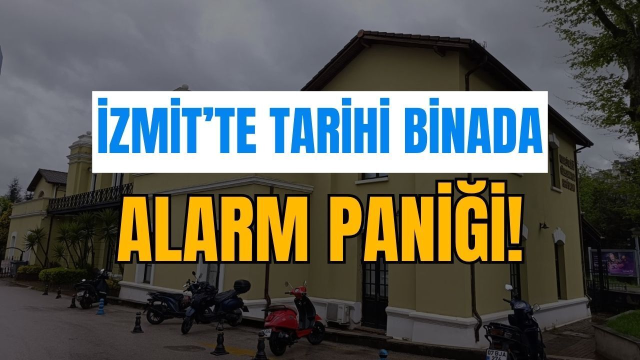 İzmit’te Tarihi Binada Alarm Sesi: Pazar Sabahı Hareketli Dakikalar