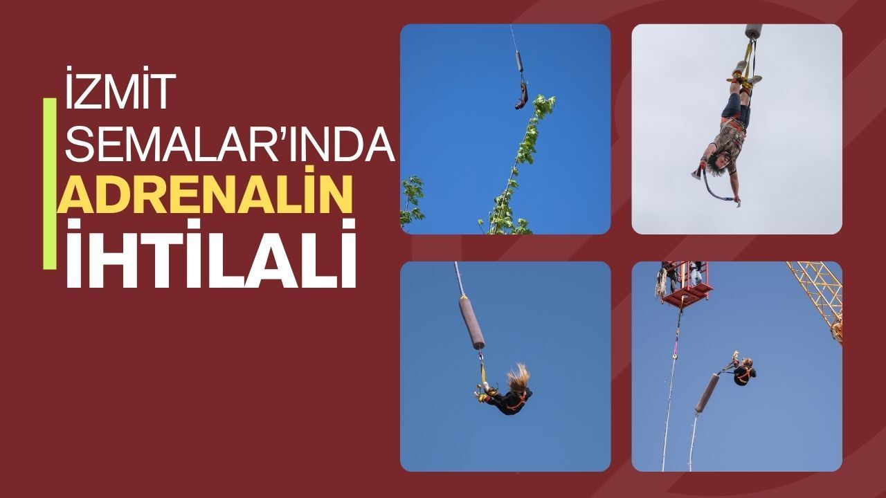 İzmit Semalarında Adrenalin İhtilali: EnFest’te Bungee Jumping Platformu Gençlerin Akınına Uğradı!