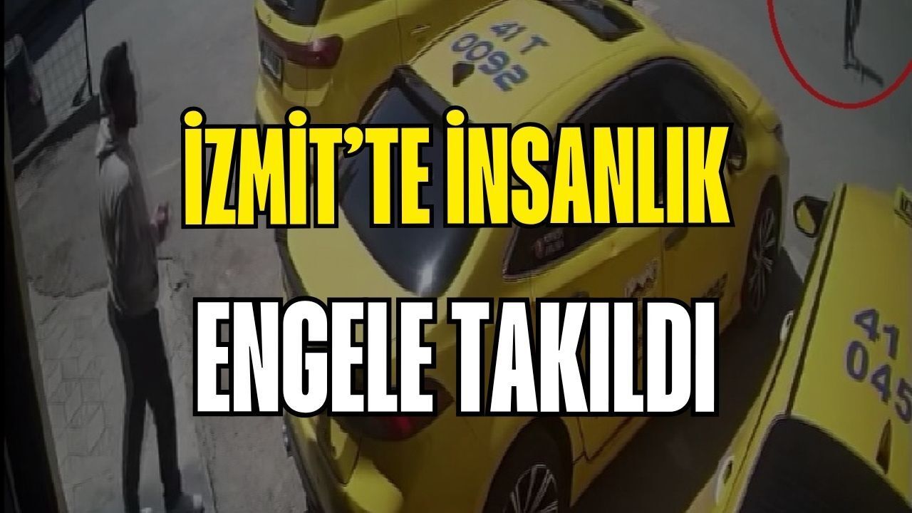İzmit’te İnsanlık "Engel" Tanıdı! Görme Engelli Vatandaş Araçların Arasında Can Pazarı Yaşadı
