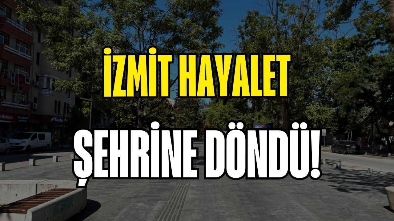 İzmit Hayalet Şehre Döndü: Kurban Bayramı’nın İlk Günü Kent Merkezinde Sakin Anlar
