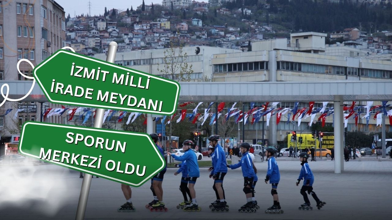 İzmit Milli İrade Meydanı Sporun Merkezi Oldu: Kağıtsporlu Patenciler Kalpte Yetişiyor!