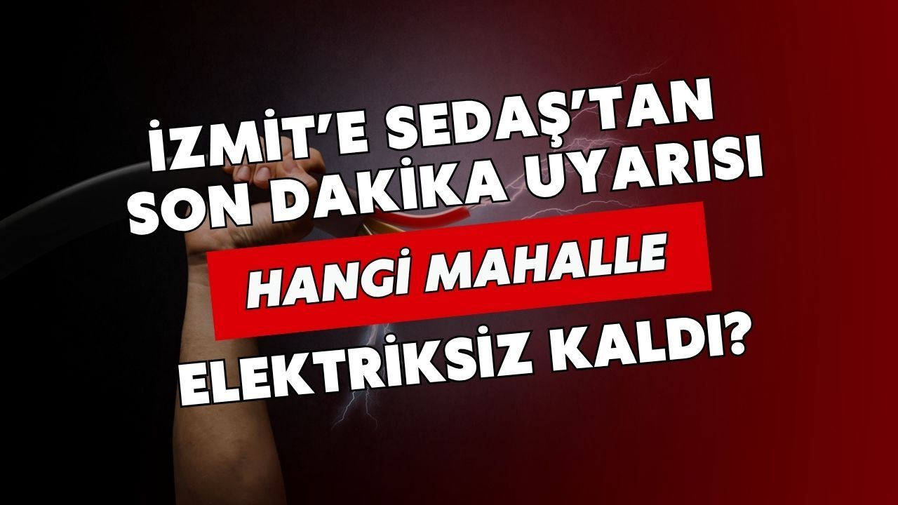 31 Mayıs Pazar Anlık Elektrik Kesintisi: Erenler Mahallesi'ne Elektrik Ne Zaman Verilecek?