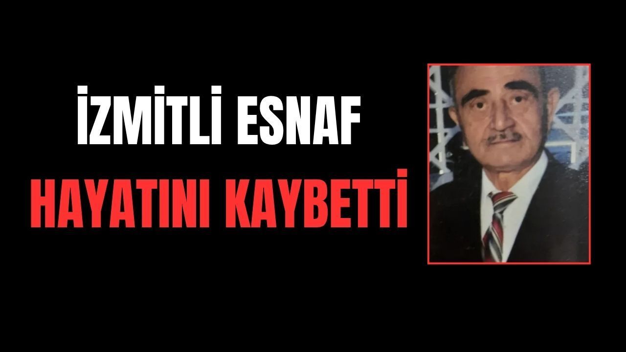 İzmitli Esnaf Hayatını Kaybetti