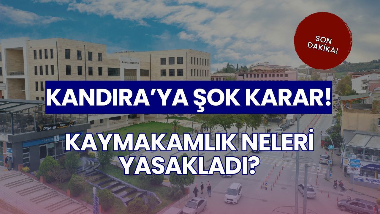 Kandıra’da Bayram Boyunca Köy Eğlenceleri Tamamen Yasaklandı! Kaymakamlıktan Flaş Karar
