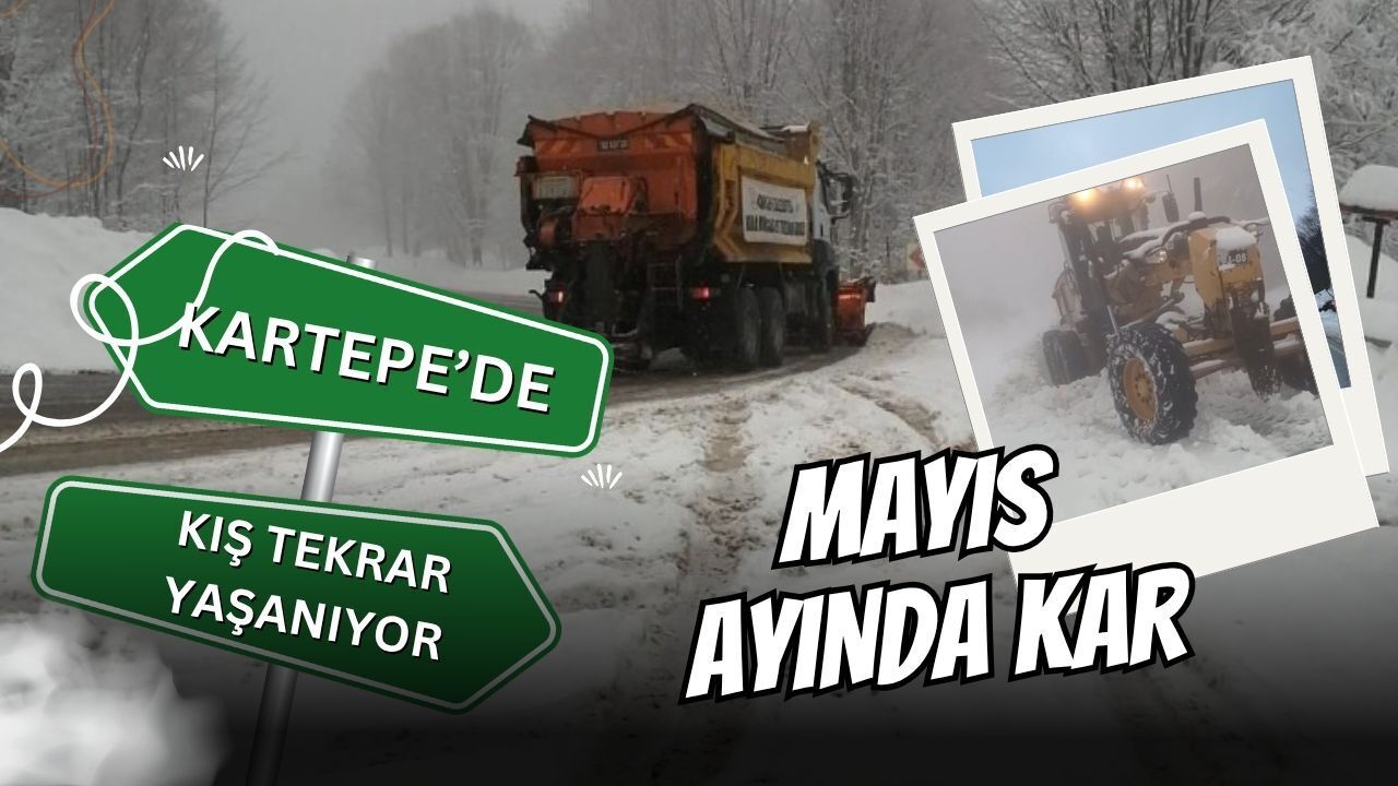 Zirve Beyaza Büründü: Kartepe’de Kıştan Kalma Günler Geri Geldi