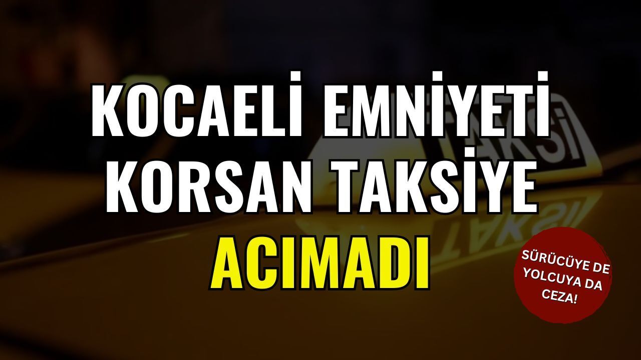 Kocaeli Emniyeti Acımadı: Sürücüye 100 Bin TL, Yolcuya 3 Bin 870 TL Ceza Kesildi