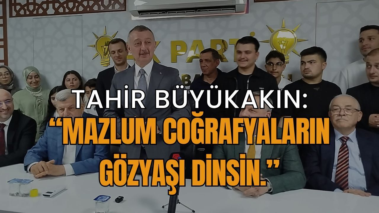 Tahir Büyükakın’dan Teşkilat Bayramlaşmasında Arafat Vurgusu: Gerçek Bayramları Rabbim Bizlere Göstersin
