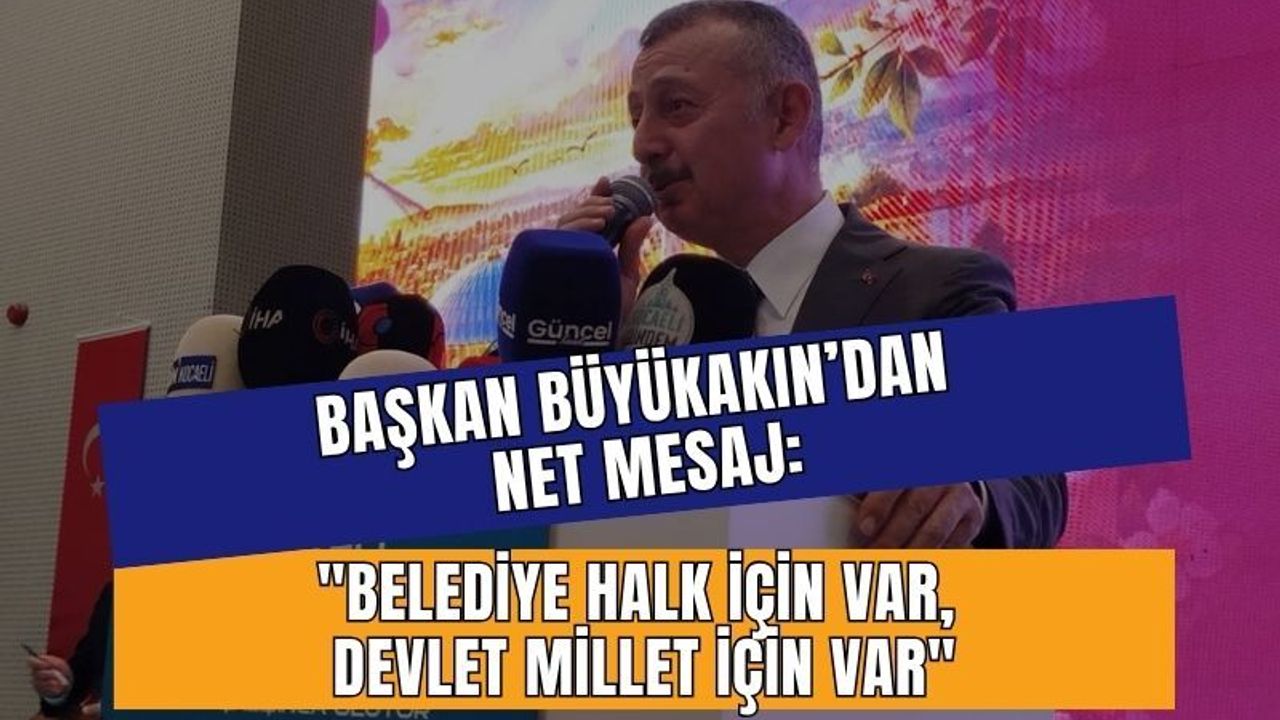 Başkan Büyükakın'dan 43. Kent Bayramlaşması’nda Net Mesaj: Belediye Halk İçin Var, Devlet Millet İçin Var!