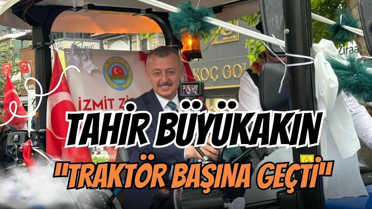 Başkan Büyükakın traktörün başına geçti: Çiftçimiz milletin efendisidir!