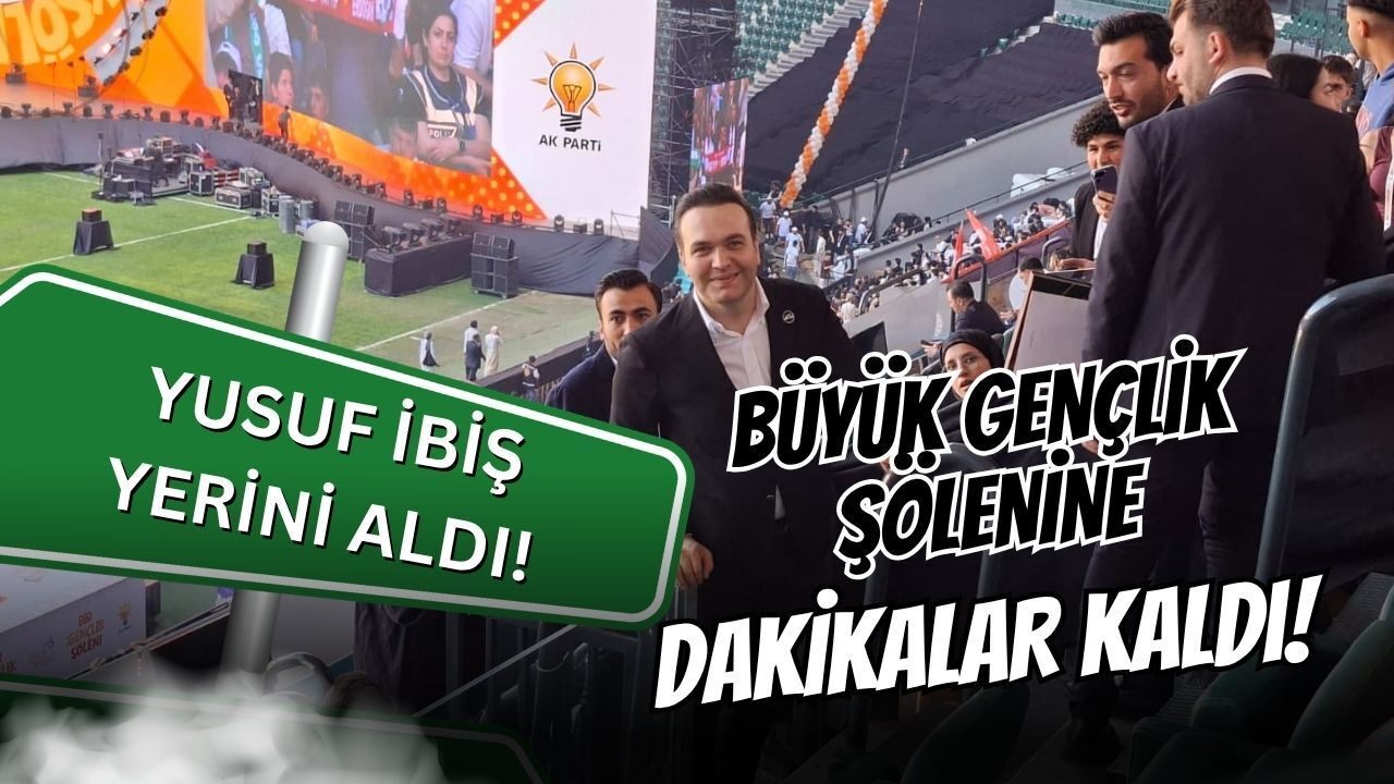 Büyük Şölene Dakikalar Kaldı: AK Parti Kocaeli Gençlik Kolları Başkanı Yusuf İbiş Protokolde