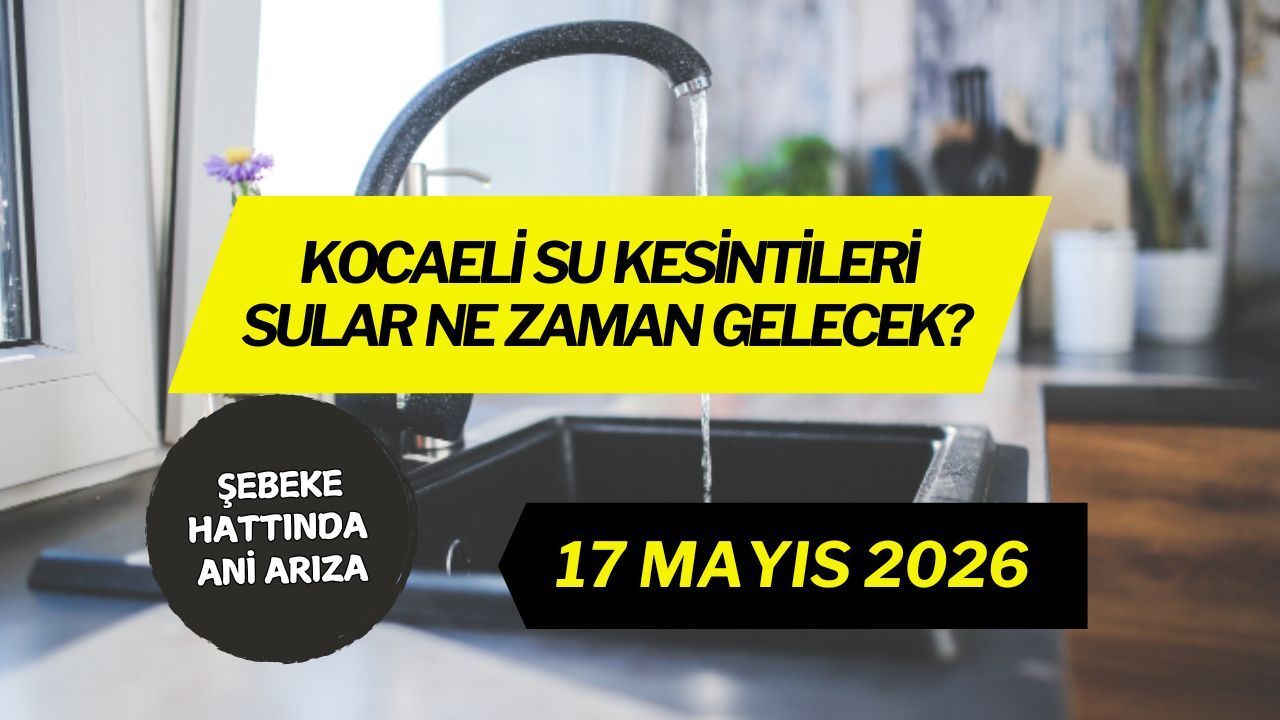 Şebeke Hattında Ani Arıza: Kocaeli'de Sular Ne Zaman Gelecek?