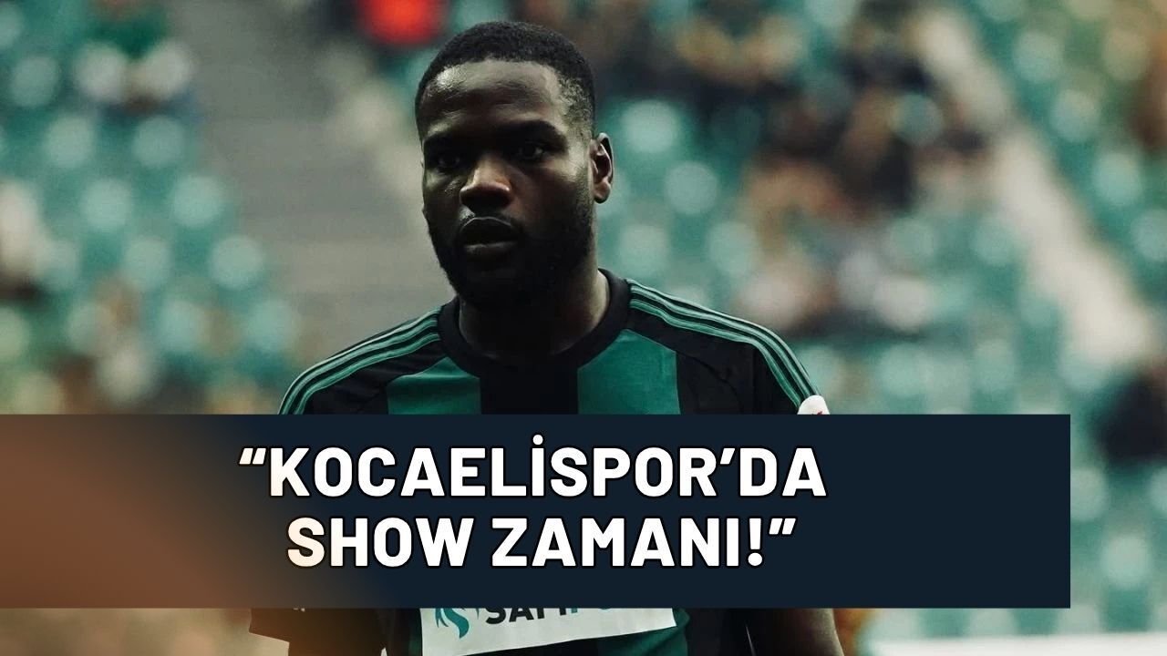 Kocaelispor'da Show Zamanı