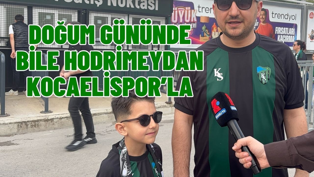 Doğum Gününde Bile Kocaelispor'u Yalnız Bırakmadı