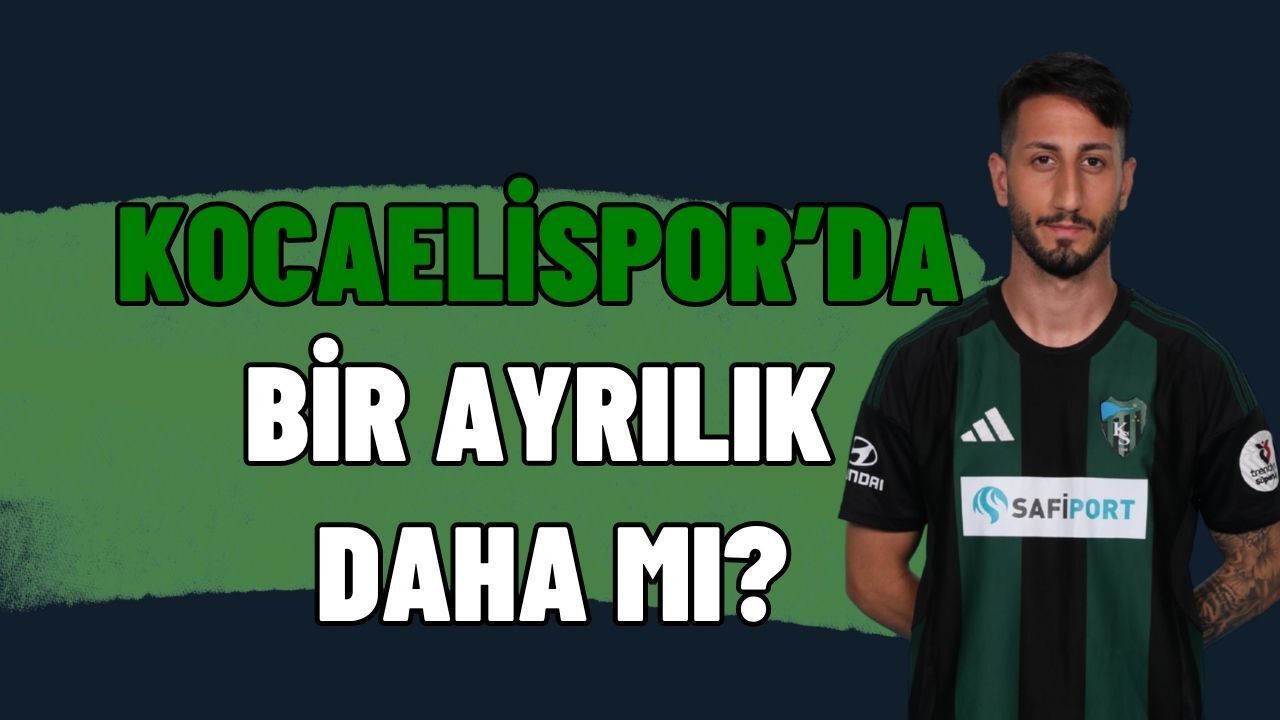 Kocaelispor'da Bir Ayrılık Daha Mı?