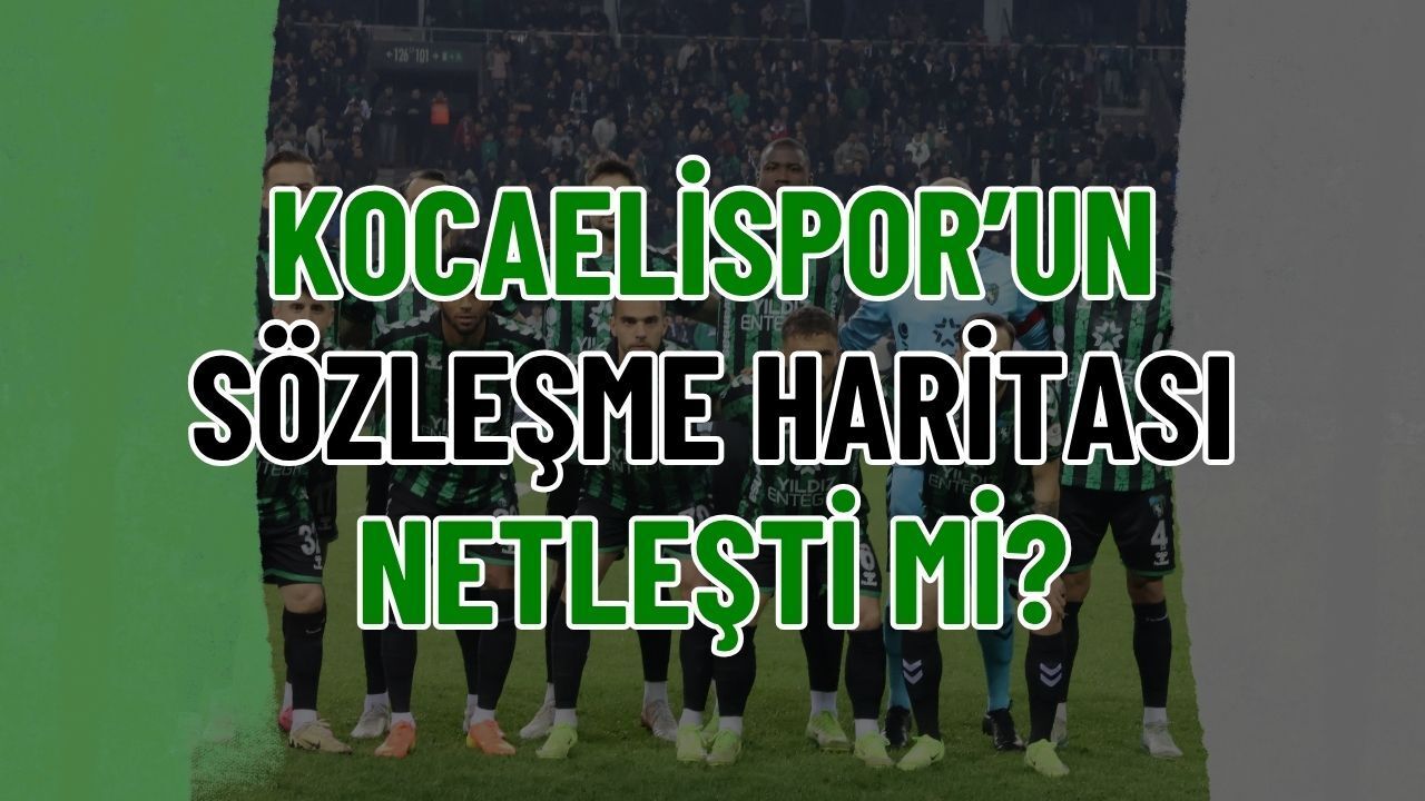 Körfez’de Geleceğin Kadrosu İçin Düğmeye Basıldı: Kocaelispor’un Sözleşme Haritası Netleşti!