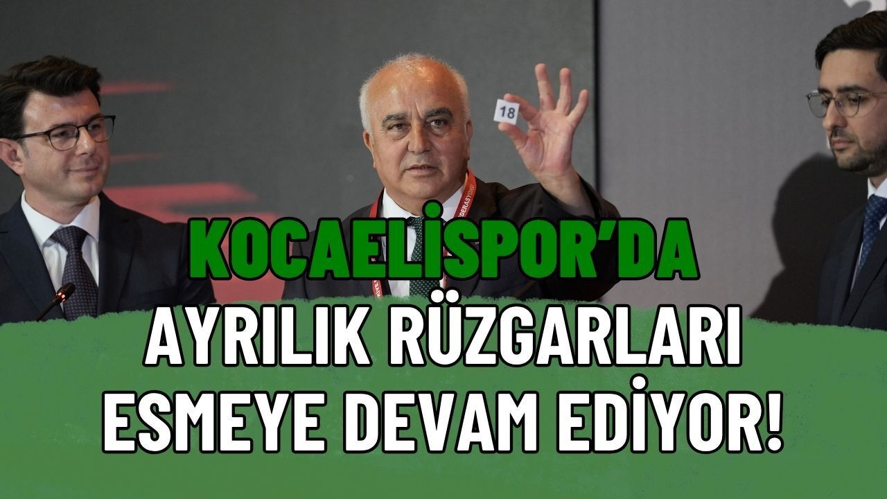 Son Dakika: Orhan Dönmez Kocaelispor’a Veda Etti: Bazı Bağlar Görevle Değil Gönülle Kurulur