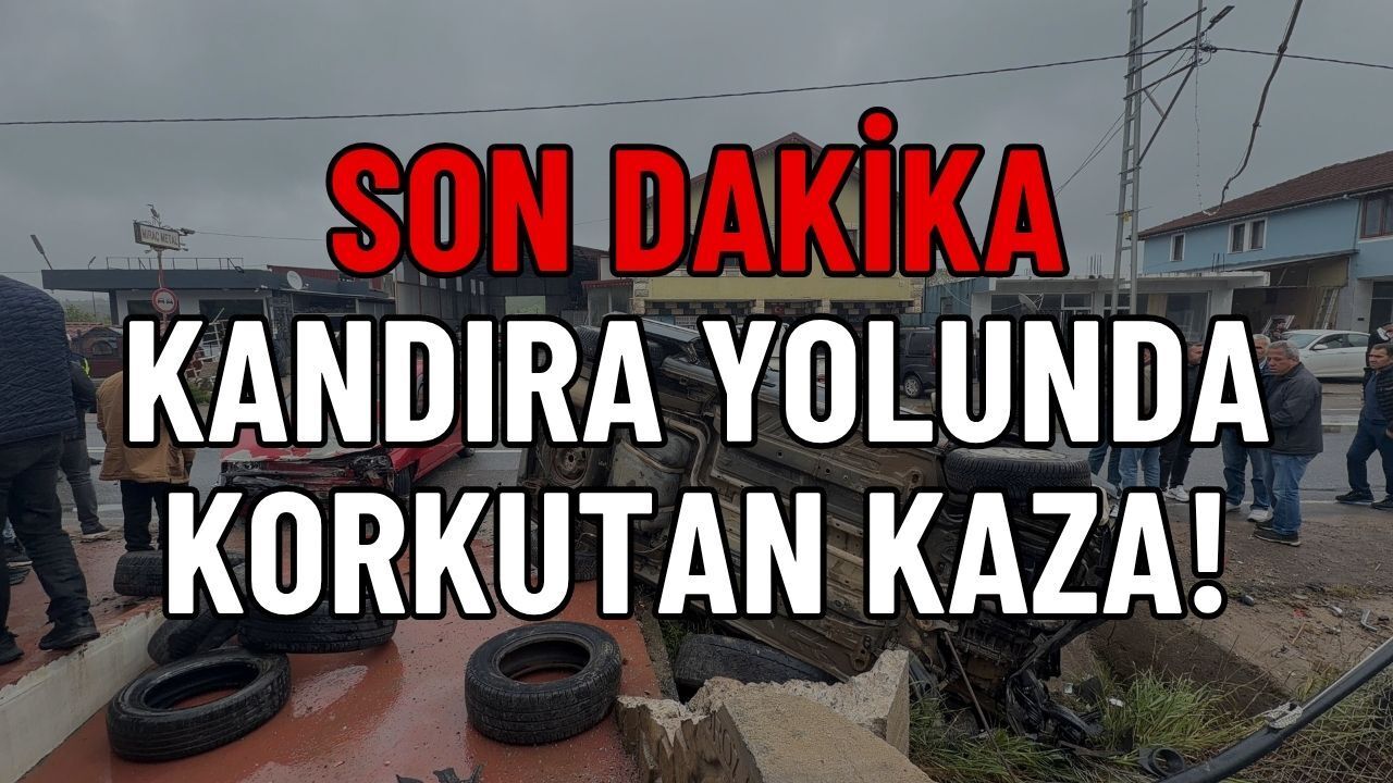Kandıra’da Feci Çarpışma: Evin Duvarı Yıkıldı
