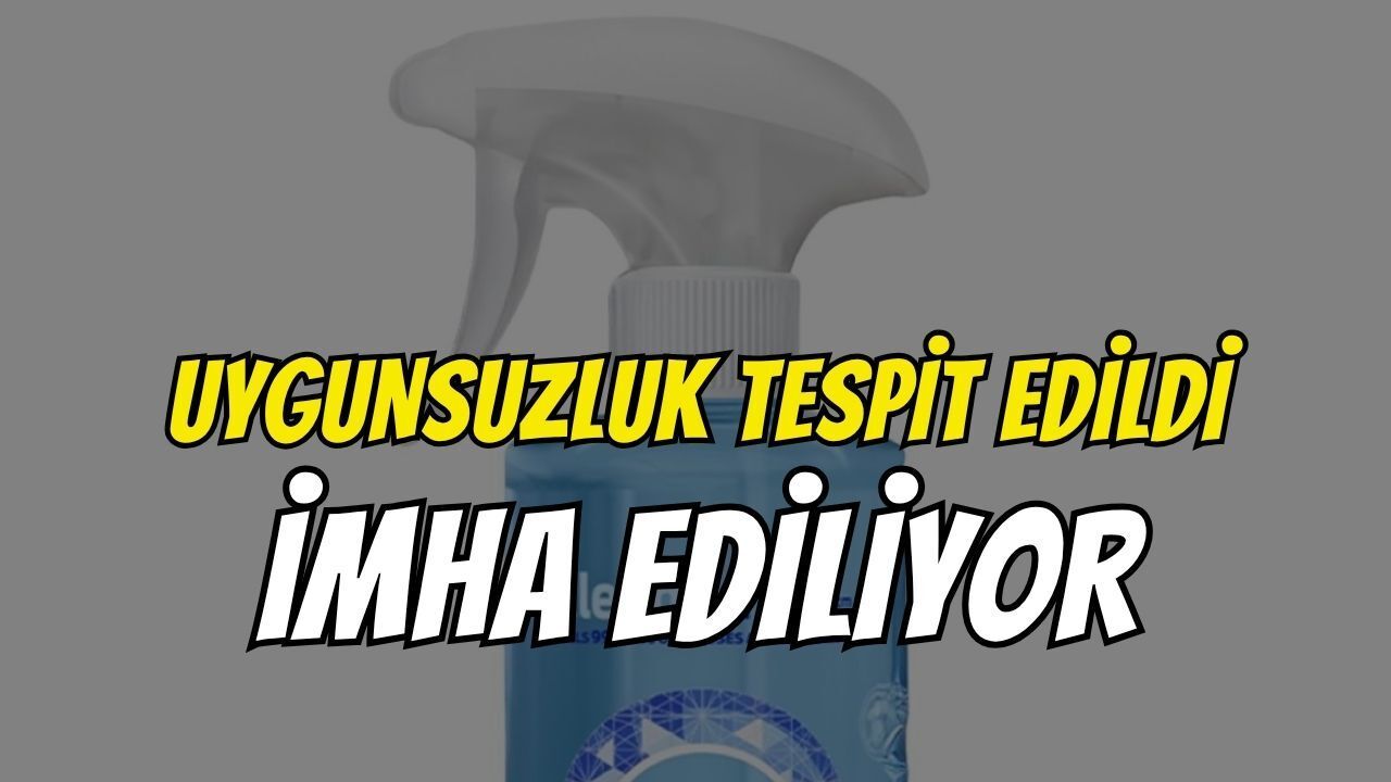 Kocaeli'de Üretilen O Cilt Spreyinde Uygunsuzluk Tespit Edildi: Risk Barındırıyor