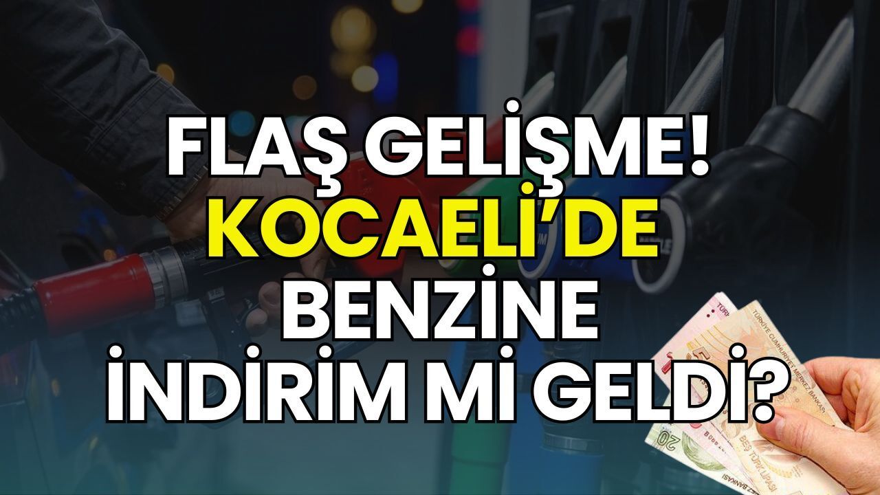 Sürücülere Bayram Müjdesi: Benzine İndirim Geldi! İşte Kocaeli ve İl İl Güncel Akaryakıt Fiyatları