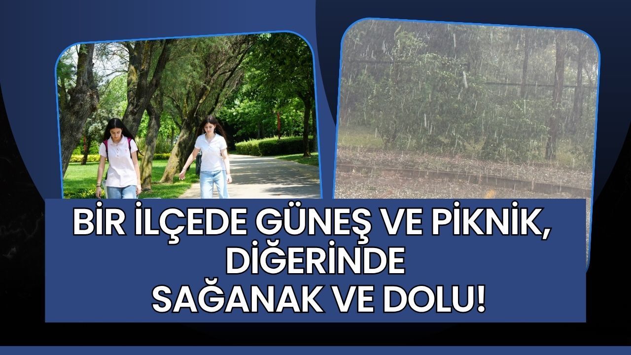 Kocaeli’de Bayramın İkinci Günü Hava Çıldırdı: Bir İlçede Güneş ve Piknik, Diğerinde Sağanak ve Dolu!