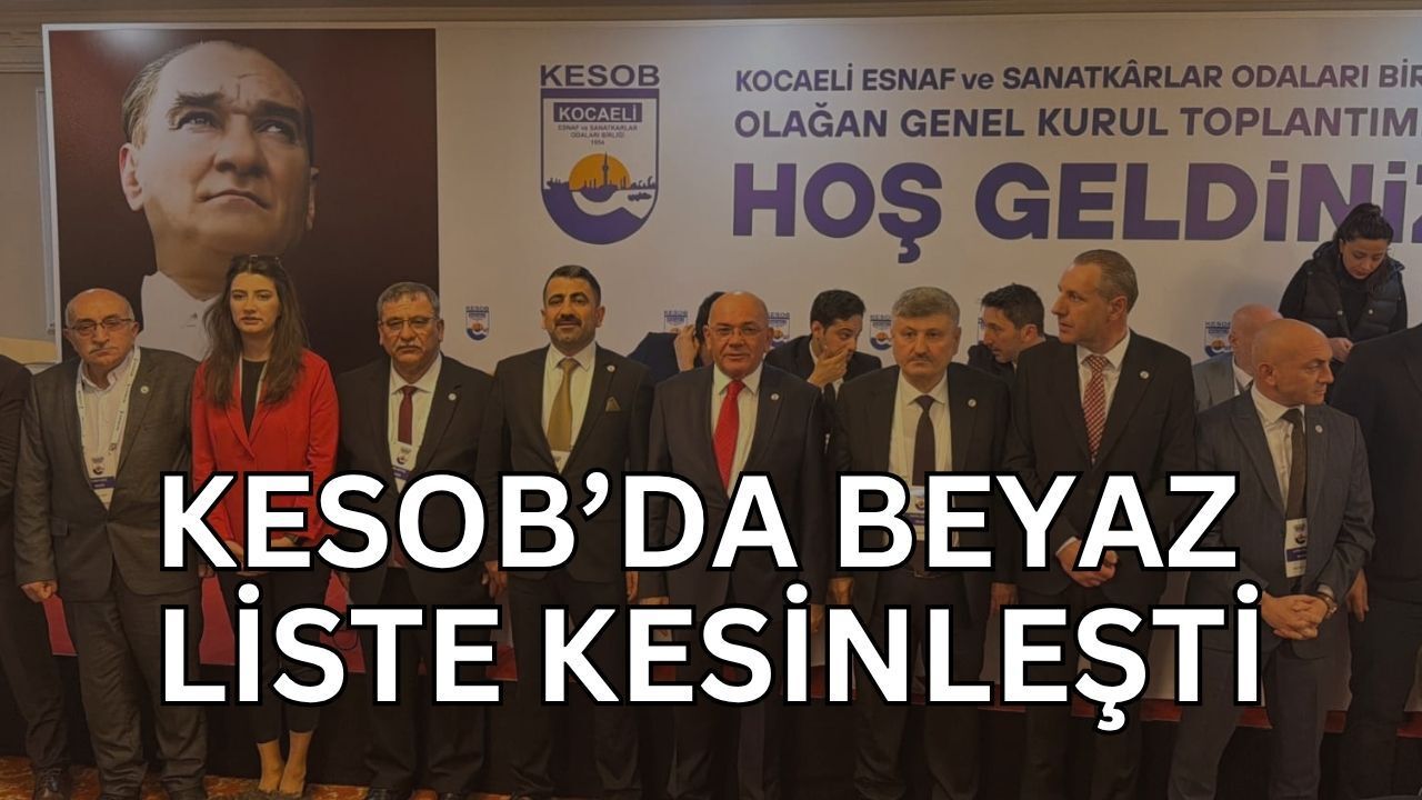 KESOB’da Beyaz Liste Netleşti: Kadir Durmuş’un Yeni Kadrosunda Kimler Var?
