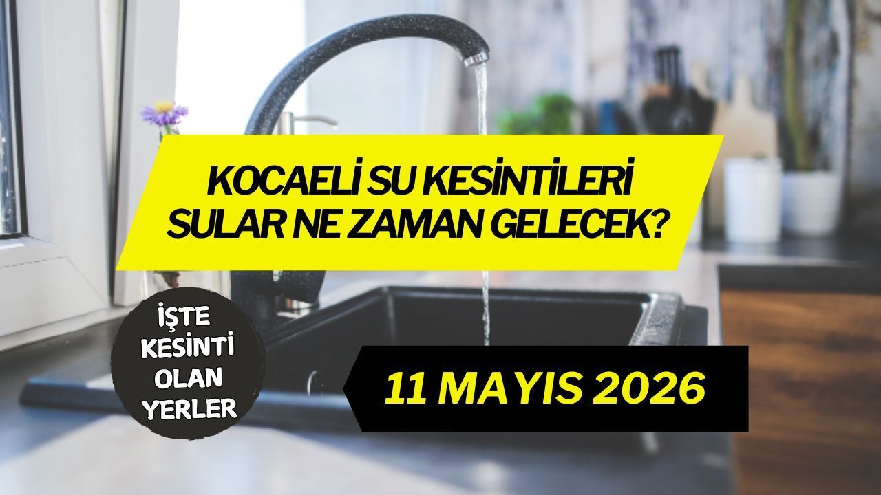 Kocaeli'de Su Kesintisi Alarmı: Sular Ne Zaman Gelecek?
