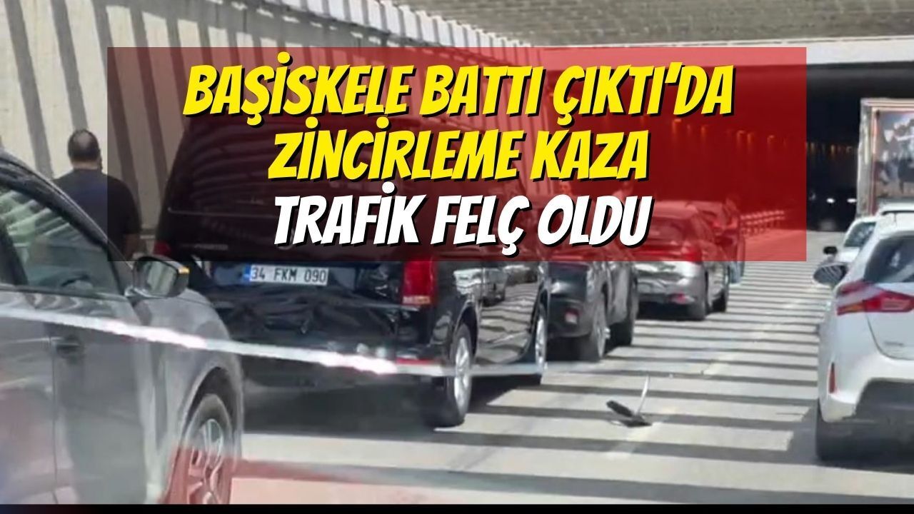 Başiskele Battı Çıktı’da Zincirleme Kaza: Trafik Felç Oldu