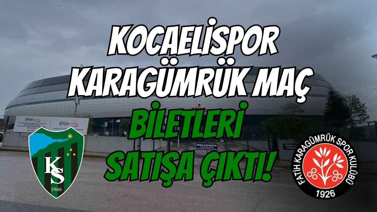 Kocaelispor'un Beklenen Maçının Biletleri Satışta!