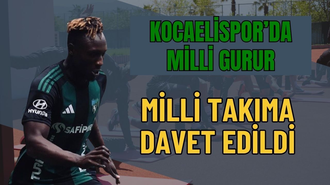 Milli Gurur Kocaelispor’da: Daniel Agyei Üst Üste İkinci Kez Siyah Yıldızlar Kadrosuna Çağrıldı