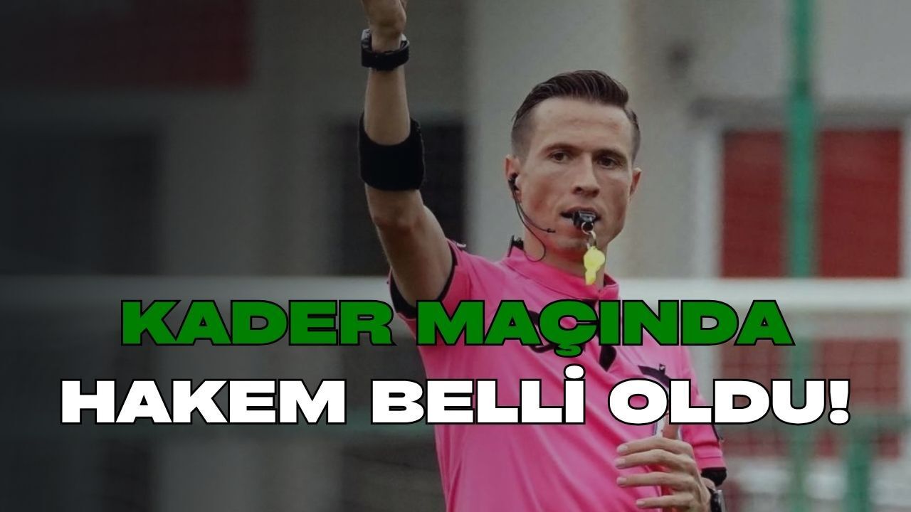 Kocaelispor-Karagümrük Maçının Hakemi Belli Oldu!