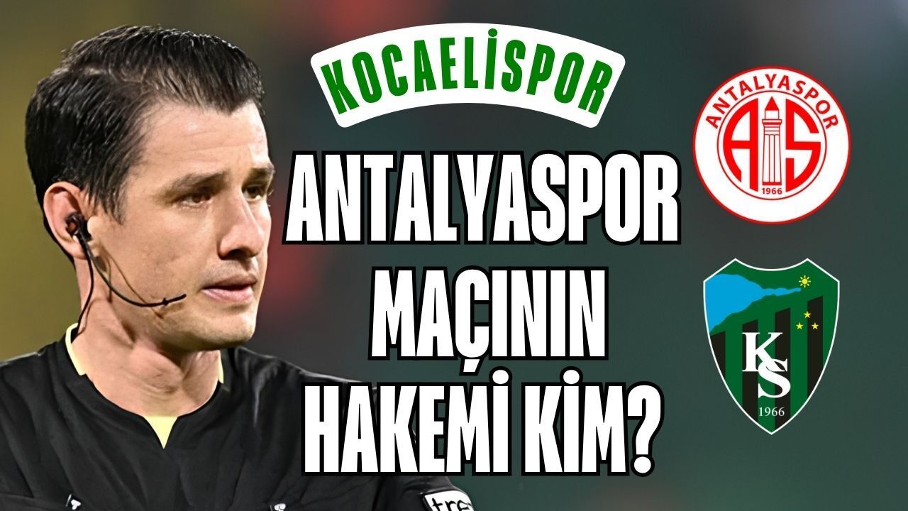 Kocaelispor'un Kritik Haftasına Dev Atama: Maçın Hakemi Kim?