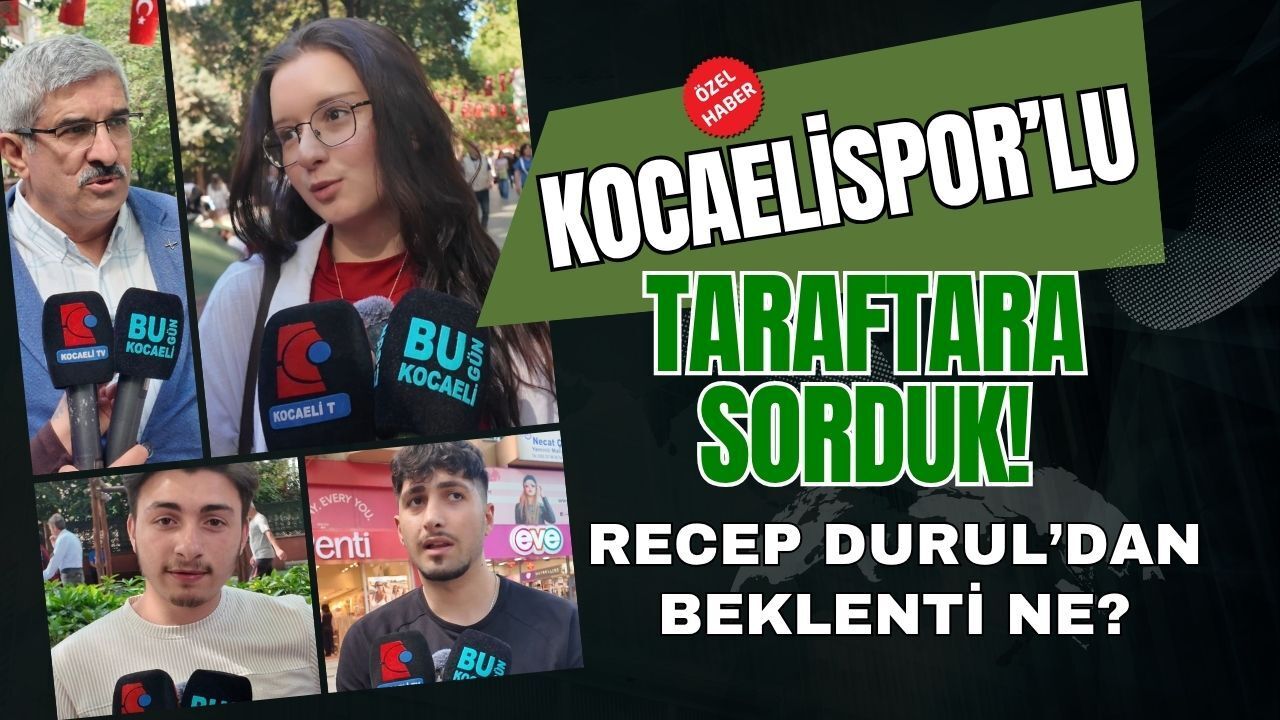 İzmit Sokaklarında Kocaelispor Nabzı: Taraftarın Başkan Recep Durul’dan Beklentisi Ne?