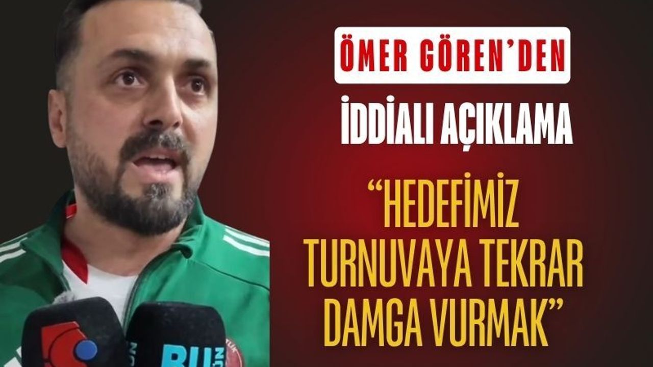 Cenksan Yangın Antrenörü Ömer Gören’den İddialı Açıklama: “Hedefimiz Turnuvaya Tekrar Damga Vurmak”