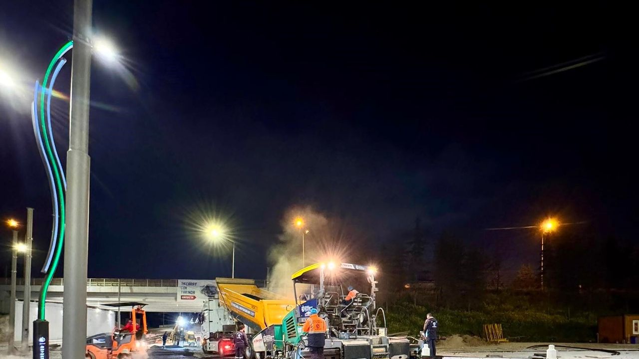 Kent Uykudayken Yollar Yenileniyor: Büyükşehir’den Vatan Caddesi’ne Hızlı Dokunuş